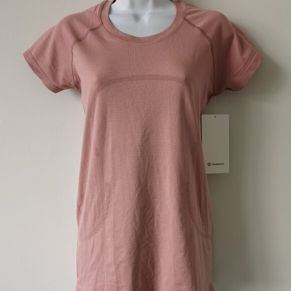 NWT LULULEMON PNPA/PNPA Pink Pastel Mauve Swiftly Tech SS 2.0 Crew Top 8 - Picture 1 of 10